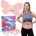 救助のピンクのperiodは装置、月経およびより低い背部AcheのためのCrampのマッサージャーを取り除きます、Endometriosisの不快感、PMS TENSの単位、無線またはワイヤーで縛られた、自然な周期サポートを軽減します