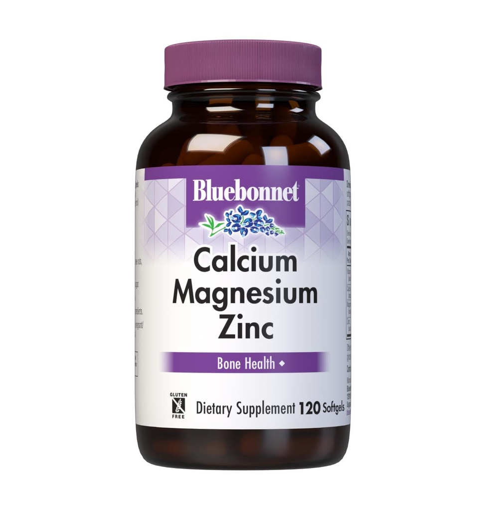 ビタミンD3、Calciumの1000のmg、マグネシウムの500のmgおよび亜鉛の15のmg、強い健康な骨*、Glutenなし、酪農場、120のsoftgelのための400IUのビタミンD3、