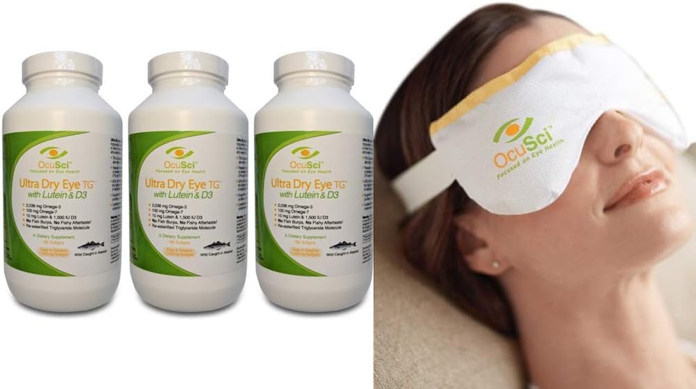 Triglycerideの超純粋なオメガ3、オメガ7、LuteinおよびD3および乾燥した目の圧縮が付いている乾燥した目のための方式化される