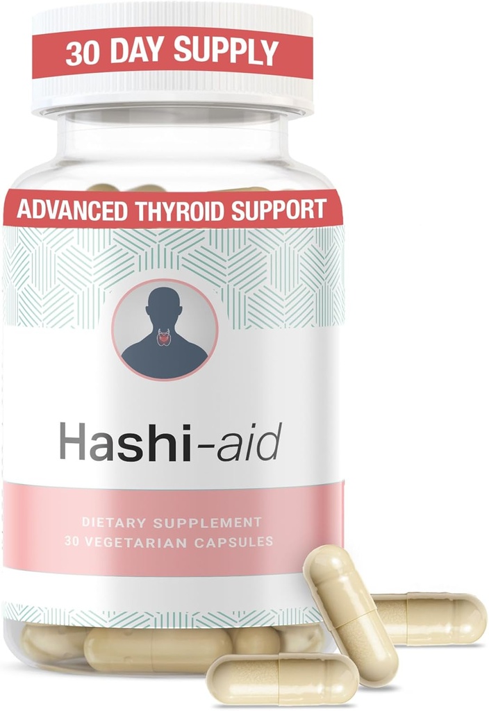 女性&男性のためのIBDassistTM 橋エイド甲状腺サポート - 橋本病と甲状腺機能低下症のための甲状腺サプリメント* - アシュワガンダ、セレン、亜鉛、エッセンシャルビタミンとパック - 30カプセル
