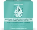 Bausch + Lomb、多、30の計算から拭き取られたおよび乾燥した目のためのBiotrue Micellarの瞼の心配