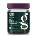 Gaiaハーブブラックエルダーベリー(Sambucus Nigra)エクストラ強度グミ - おいしい免疫サポートサプリメント - 免疫システムサポートのための認定有機ブラックエルダーベリーで作られた - 40グミ