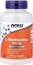 NOWの食糧L-Methionine 500のmg 100の帽子