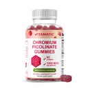 Vitamatic クロム ピコリネート 1000 mcg - 90 ガミー - 高効力クロム - ラズベリー風味