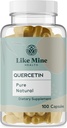 Like Mine Quercetin (100 Capsules), Pure & Natural, Single Ingredient, Dietary Supplement for Women