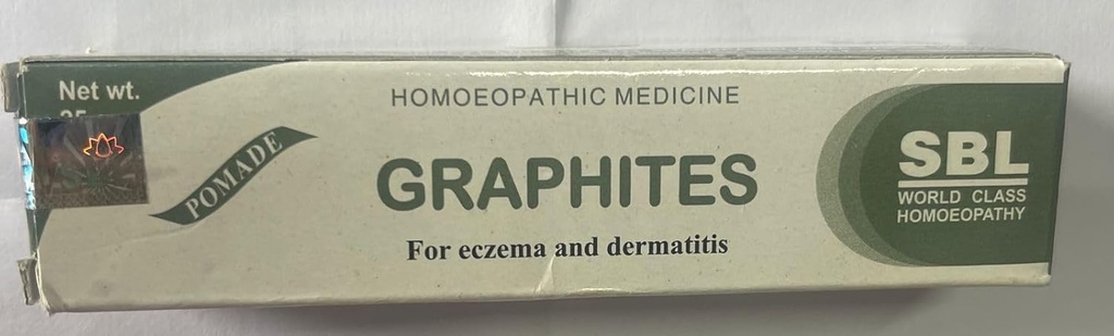 SBLホメオパシー黒鉛軟膏(25g)、Eczema(ウェット&ドライ)、皮膚炎、
