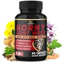 BMVINVOLの角質のヤギはマカ、Ginseng、Tribulus Terrestris、Ashwagandha、黒いペッパー- 3か月の供給のための90の計算をカプセルに入れます
