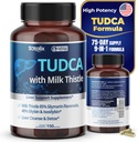 TUDCAサプリメントとミルクアザミ - 85%シリマリンフラボノイド - 肝臓の健康と消化の健康をサポート - 米国製