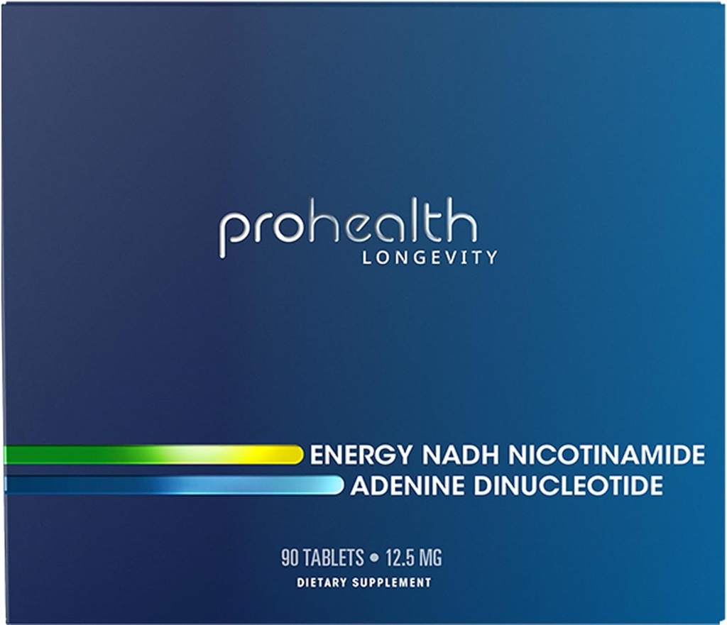 エネルギー NADH - ブーストNAD(12.5mg、90錠) ブーストエネルギー、メンタルクラリティ、警戒と集中力 | ユニークなセルロースマトリックスコーティング 吸着強化 | グルテンフリー | 乳製品無料