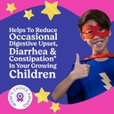 LOVEBUG 子供のためのプロバイオティクス – 年齢のためのプレバイオティクス繊維とプロバイオティクス ファイバ付き 4 +,毎日の子供の腸の健康 & 消化管サポート サプリメント, 砂糖フリーベリー風味, 60 カウント