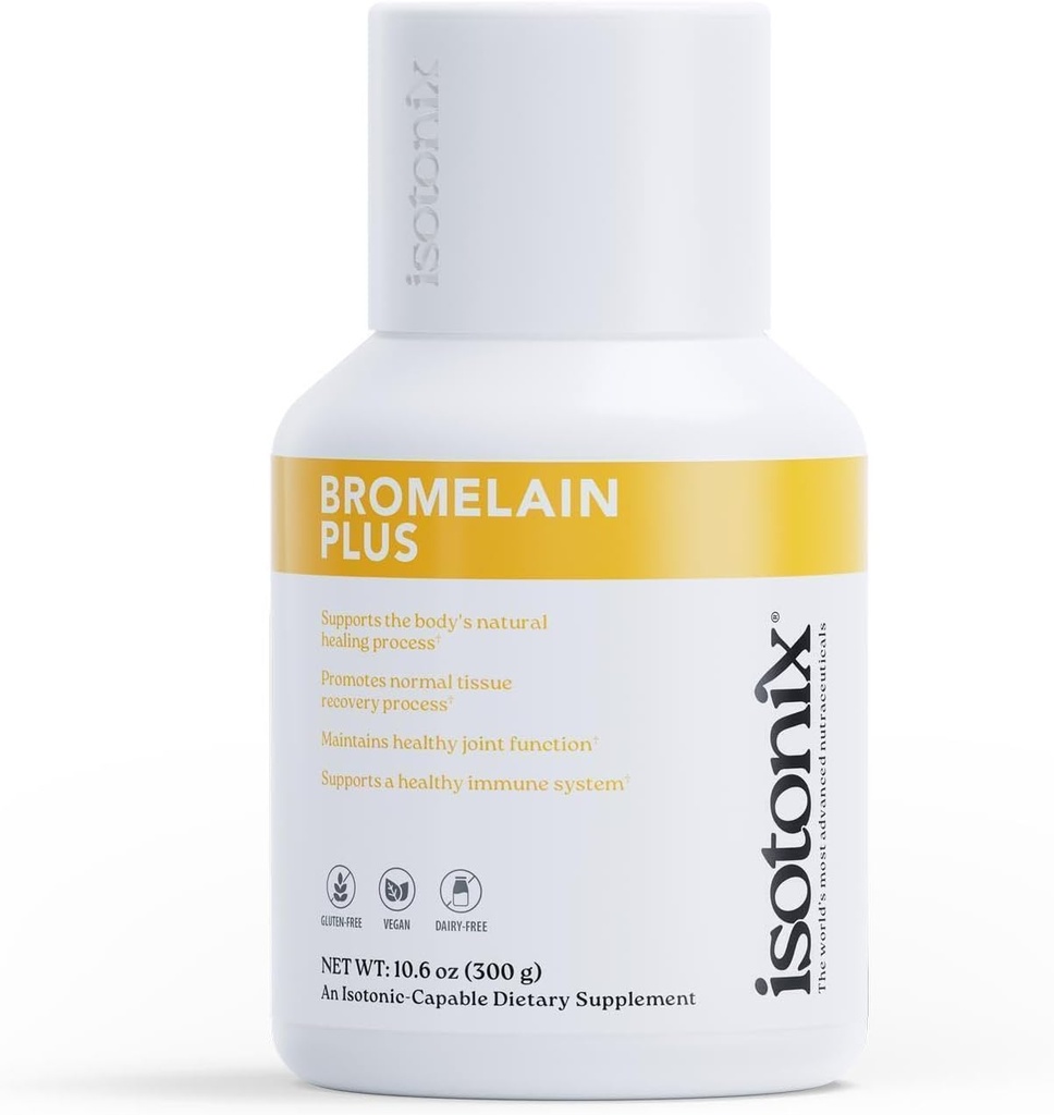 Isotonix Bromelain Plus - プロテアーゼ酵素、ホワイトウィローバーク&ブロメランは、関節の健康を促進します。 非GMO、グルテンフリー、マーケットアメリカ(30名)