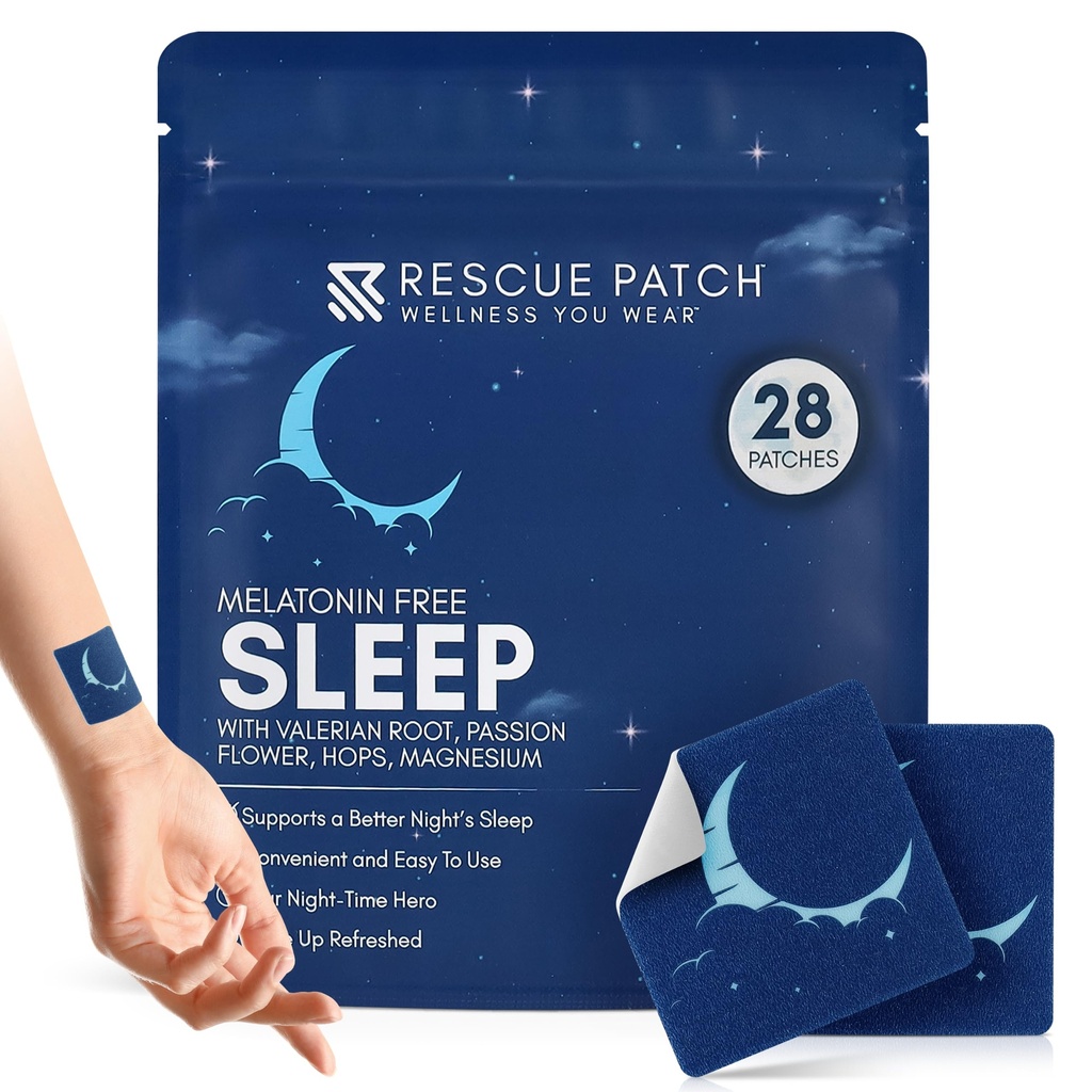 大人のための睡眠パッチ|大人のための自然な眠りパッチ|メラトニンフリーのリラックスと休憩のための睡眠パッチ - 長持ち式