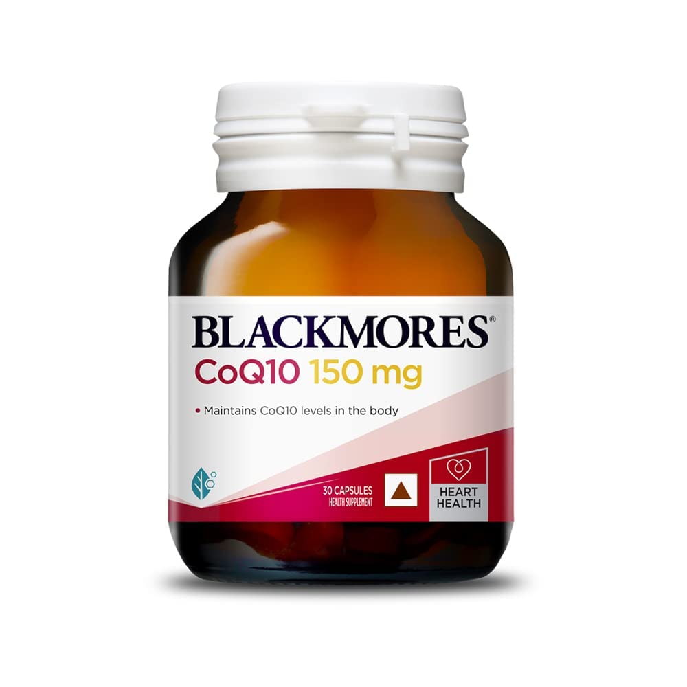 Blackmores CoQ10 | オーストラリアで最も信頼されるビタミンブランド | 心臓の健康とエネルギー | 高吸収 | 150mg 30カプセルのパック