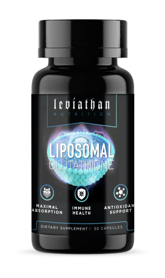 Leviathanの栄養のLiposomalのグルタチオンのカプセル、30の計算、Maximalの吸収、免疫の健康、酸化防止サポート