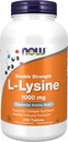 NOWの食糧補足、L-Lysine (L-Lysineの塩酸塩) 1,000のmgの二重強さ、アミノ酸、250のタブレット