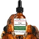MagMushroomのChagaのきのこのエキスの液体のチンキ、毎日の補足、最高効力、2 Fl.のoz.、60の毎日の線量のために得られる二重