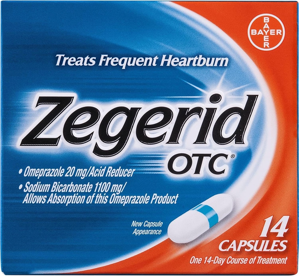 ZEGERID OTC CAPS 14 カプセル (2 パック)