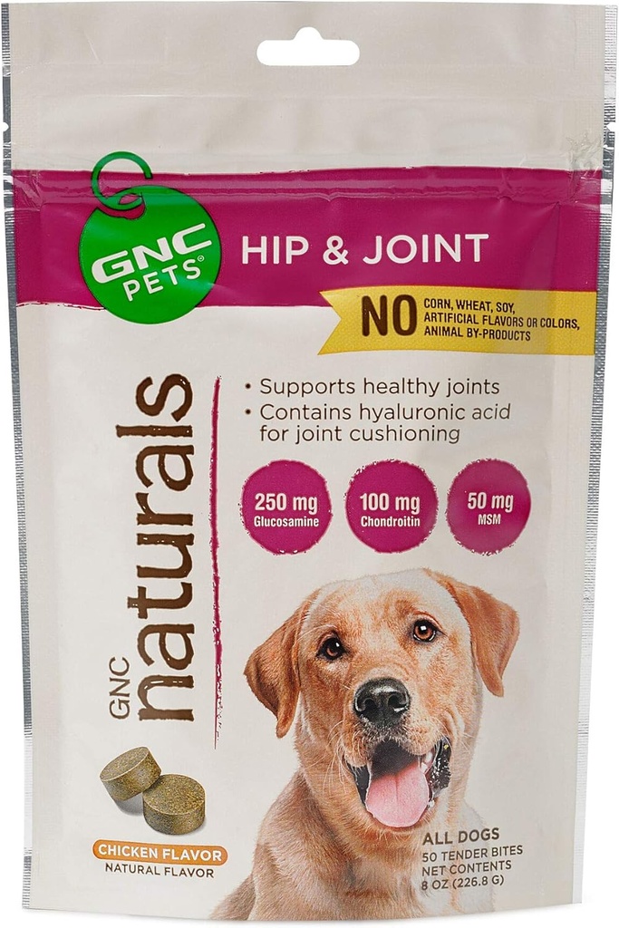 鶏の味、健康な接合箇所のための犬の接合箇所の補足の咀嚼の GNC のペット ヒップ及び接合箇所の入札ビット、ペット ビタミン及び鉱物は GNC ペット ビタミンのミネラル方式、50 の計算と犬のモビリティを支えます
