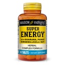 MASON NATURAL スーパーエナジー、グアラナ製、パナックス・ギンセン&コラナッツ用最適性能とエネルギー 30 日間供給