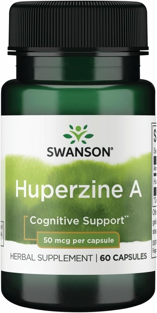 Swanson Huperzine 50のmcg 60のカプセル