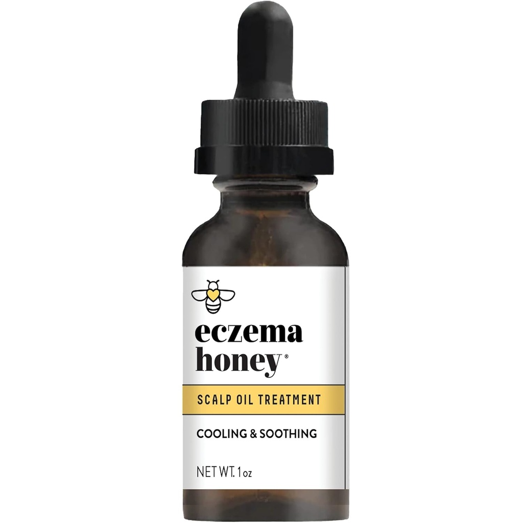ECZEMA の蜂蜜の和らげる頭皮オイル-自然な蜂蜜の毛オイル及び頭皮の心配-毎日のかゆみの頭皮の救助の血清-乾いた頭皮の処置は Psoriasis、Seborrheic の皮膚炎、Dandruff 及び多くと助けます(1 Oz)