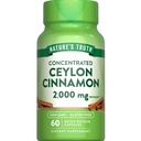 Nature's Truth Ceylon Cinnamon Pill Capsules | 2000mg | 非GMO&グルテンフリーサプリメント