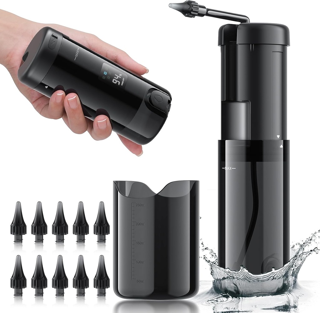 耳ワックスの取り外し - 電気耳の洗剤、5つの圧力モード、安全および有効な耳のクリーニング用具、USBの再充電可能な耳の潅漑の洗い流すシステムが付いている耳のクリーニングのキット