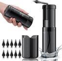 耳ワックスの取り外し - 電気耳の洗剤、5つの圧力モード、安全および有効な耳のクリーニング用具、USBの再充電可能な耳の潅漑の洗い流すシステムが付いている耳のクリーニングのキット