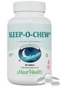 Maxiの健康の睡眠-O-Chewのいちごはマグネシウム、イノシトール、L-Tryptophan、睡眠サポートのための3mgのメラトニン-大人のための睡眠の援助、コザーの睡眠の補足、60の計算を形作ります非習慣------