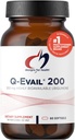 健康Q-Evail 200-200mg CoQ10のための設計非常にBioavailable Ubiquinone - MCTのCoenzyme Q10 +優秀な吸収を促進するために混合されたトコフェロール-非GMO (60のSoftgels)