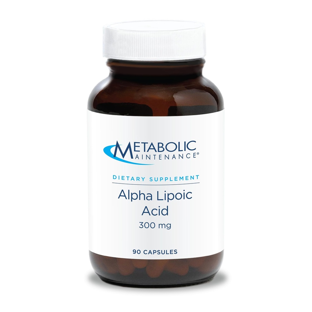 メタボリックメンテナンスアルファリポ酸 - 300mg ALAサプリメント - Nerve +肝臓の健康のための抗酸化サポート(90カプセル)