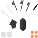 Phitunry 52-Pieceの補聴器のクリーニングのキットの付属品のクリーニングのブラシ用具、乾燥したカプセル、可聴周波ワイプ、シカのビロードの布および補聴器の旅行箱(小さい)が付いている携帯用補聴器の箱のポケット サイズ