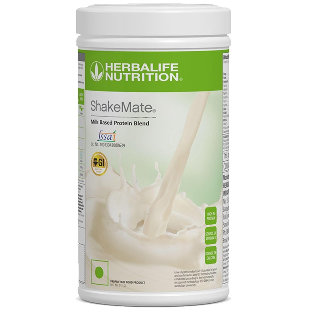 Herbalife Nutrition ShakeMate - ミルクベースのタンパク質ブレンド - 500グラム