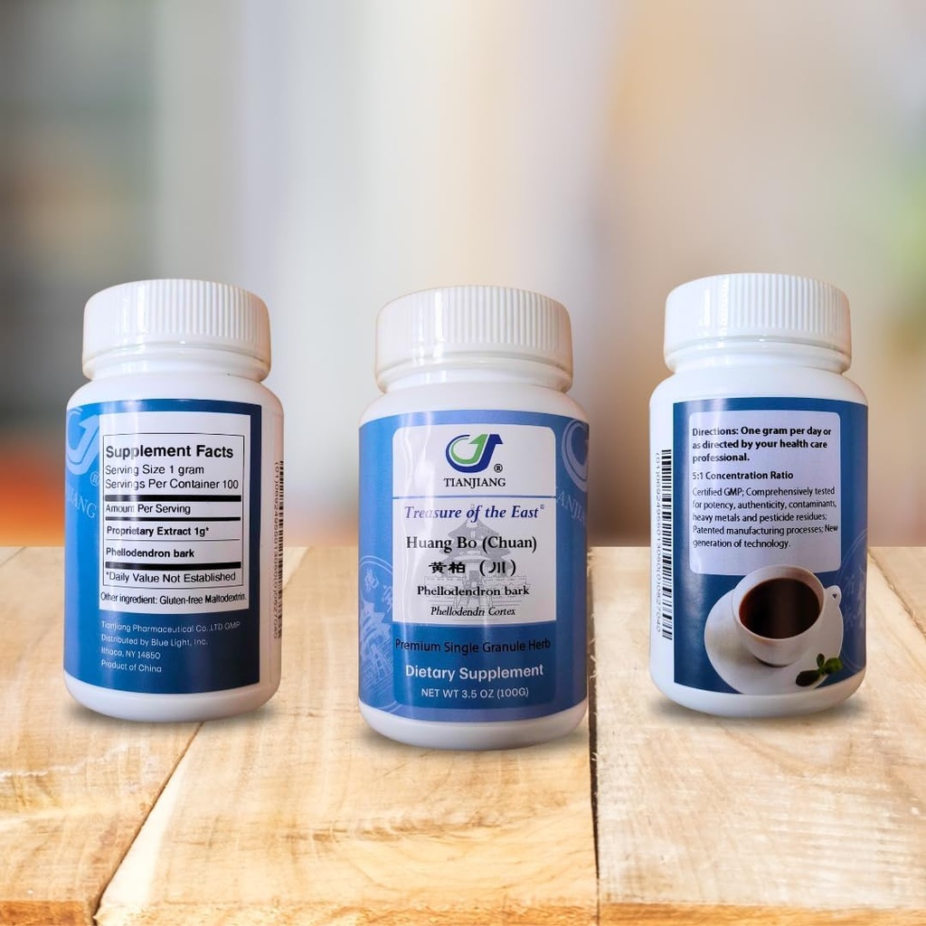 東宝、フェロデロン樹皮 - 黄白(チュアン)(5:1集中ハーブエキス顆粒、100g)