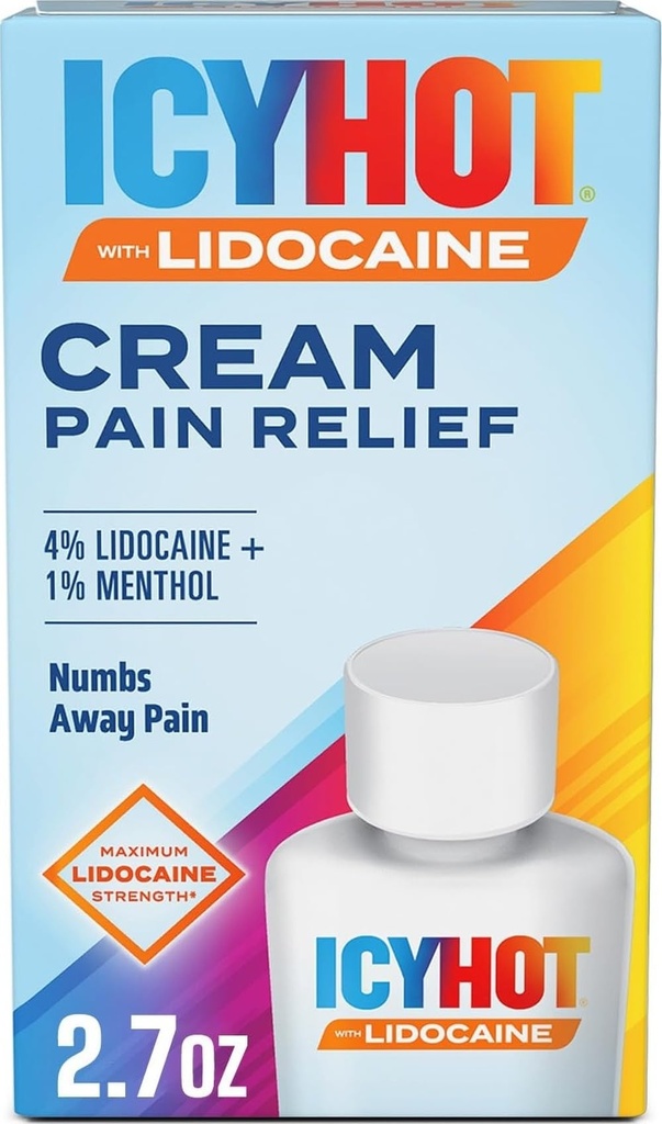 イシのMenthol、2.7 OuncesのLidocaineの熱い最高の強さの痛みの軽減のクリーム