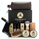 Beard Care Kit Gifts for Men, 9 Pcs Beard Grooming Kit, Beard Club Kit is a Unique Men's Gifts for Dad Husband Boyfriend, Father's Day Anniversary Birthday Wedding Christmas Gift Ideas for Him Boss