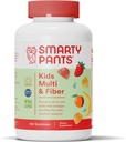 SmartyPantsはMultivitaminのグミーおよび繊維の補足をからかいます:ビタミンD3、C、ビタミンB12、B6、A、亜鉛、ビオチン、イノシトール、繊維のグミー、3つのフルーツの味、120の計算(30日の供給)