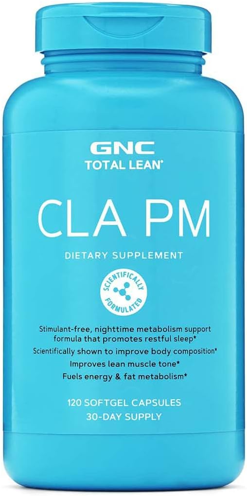GNCトータルリーンCLA PM | 休眠の夜間代謝サポート | 120 Softgels