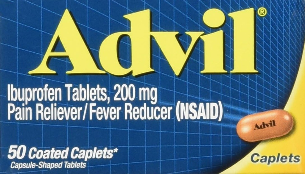 Advilの小冊子、200mg、50のct