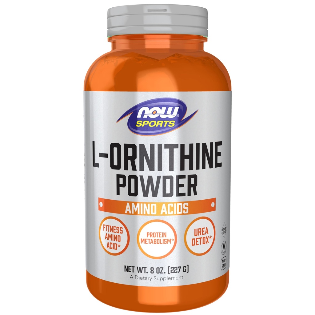 NOWの食糧スポーツの栄養物、L - Ornithineの粉、蛋白質のMetabolism*およびUrea Detox*のアミノ酸、8-Ounce