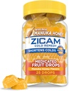 Zicamの風邪--治療された亜鉛はフルーツの低下、マヌカの蜂蜜の味、ホメオパシー、風邪の短くする薬、短縮します冷たい持続期間、25の計算を錠剤にしました