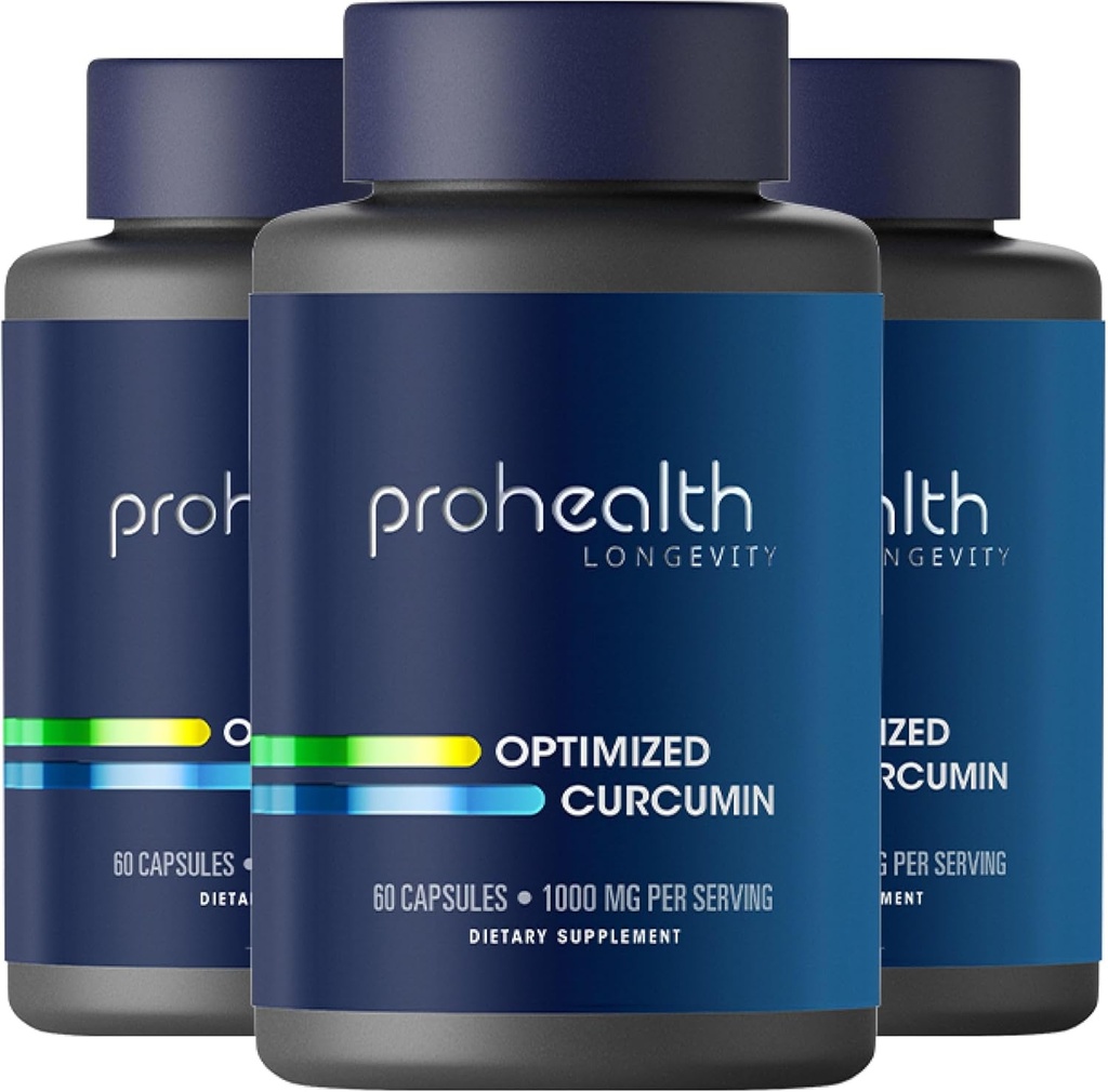 ProHealth ターメリック クルクミン サプリメント: 285 回 より多くのバイオ利用できる - Neuroscientists によって開発されました。 1000のmgはサービングごとのLongvidaのクルクミンのエキス(びんごとの60 x 500mgカプセル)を3パック集中しました