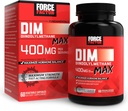 FORCE FACTOR DIM Max、DIMの補足400mg、女性及び人のためのエストロゲンのバランス、ホルモンのアクネ、Metabolism、Menopause、PCOS、Diindolylmethane、優秀な吸収、60のカプセルのための余分強さ