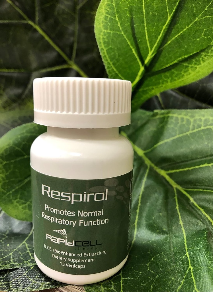 RESPIROL 15のカプセル/びんは正常な呼吸機能を促進します