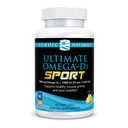 ノルディックナチュラルズ究極のオメガD3スポーツ、レモン - 60ソフトジェル - 1480 mg Omega-3 + 1000 IUビタミンD3 - NSF認定 - 筋肉、骨、焦点と耐久性をサポート - 30サービング