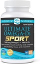 Nordic Naturals Ultimate Omega-D3スポーツ、レモン - 60ソフトジェル - 1480 mg Omega-3 + 1000 IUビタミンD3 - NSF認定 - 筋肉、骨、焦点と耐久性をサポート - 30サービング