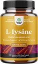 Natures Craft L Lysine 1000mg/サービング栄養補助食品 - 眼の健康の唇の心配の骨サポート免疫システム筋肉成長とベジタリアンコラーゲン240錠のためのL-lysineエッセンシャルアミノ酸