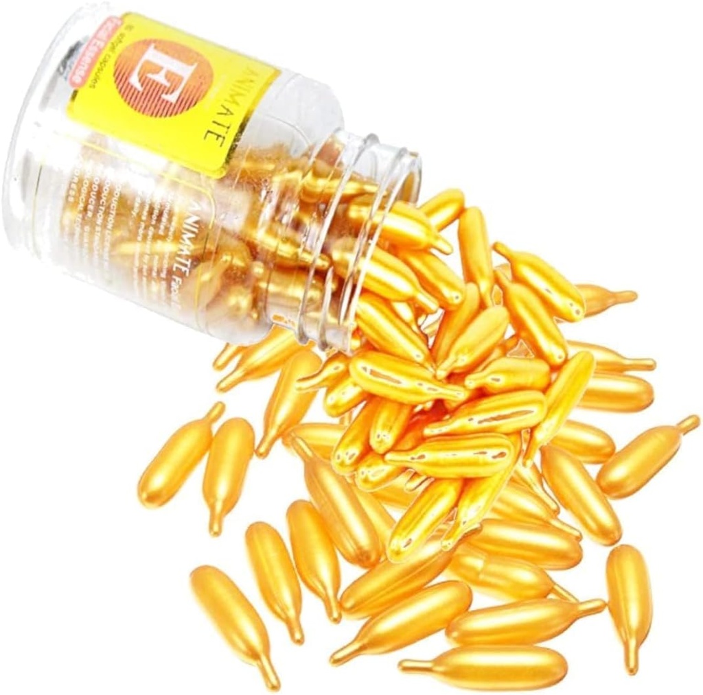 顔の丘疹の皮のためのビタミンEのカプセル60のカプセルの各びんは色を分類しました