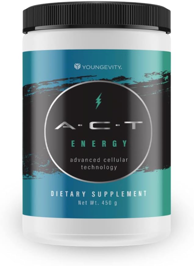 1 キャニスターACTエナジーナチュラルヘルシーエナジードリンク40カロリーA.C.T.Youngevity(Ships Worldwide)ネットWt. 450g
