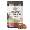 Cranberry Bladder & UTI Chews for Dogs | D-Mannose + Vitamin C for Urinary Tract サポート | 犬の入院と膀胱制御サプリメント | ベーコン味の柔らかさ | 90ct | ストローフィールドペット